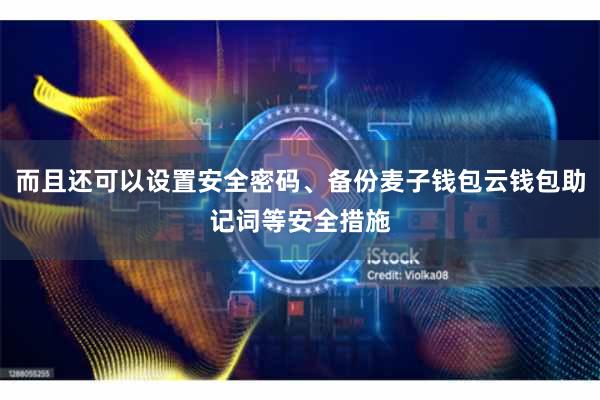 而且还可以设置安全密码、备份麦子钱包云钱包助记词等安全措施